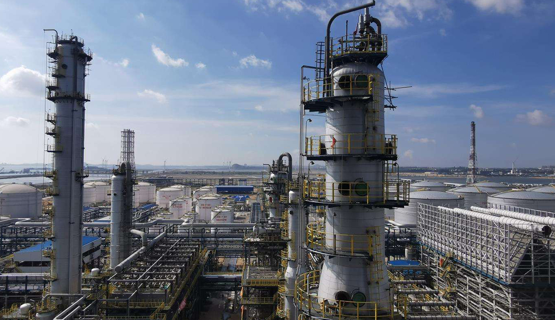 Sinochem Quanzhou 1 ล้าน T/A โครงการฟื้นฟูและขยายการกลั่นเอทิลีนและการกลั่นน้ำมัน
