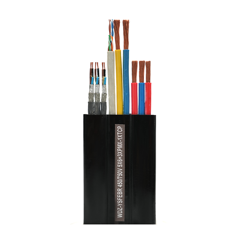 สายแพแบบแบนสำหรับระบบไฟภาพยนตร์และโทรทัศน์และเครื่องจักรบนเวที